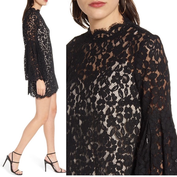 Endless Rose long sleeve lace shift dress - Picture 2 of 8